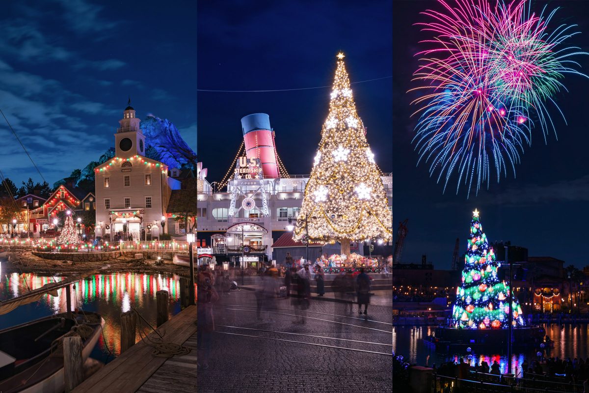 縦構図で撮る東京ディズニーシーのクリスマス イルミネーション Yoshi Travel Photography